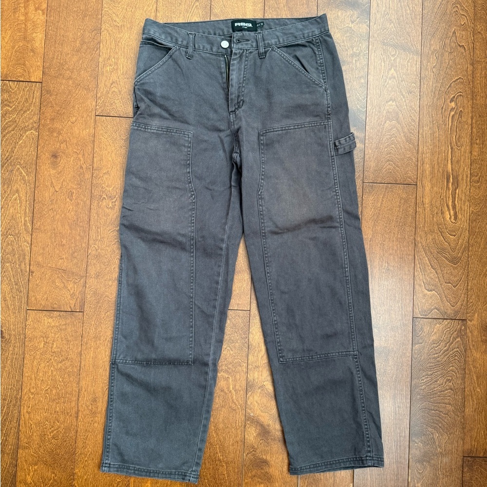RSQ Men's Charcoal Cargo Pants